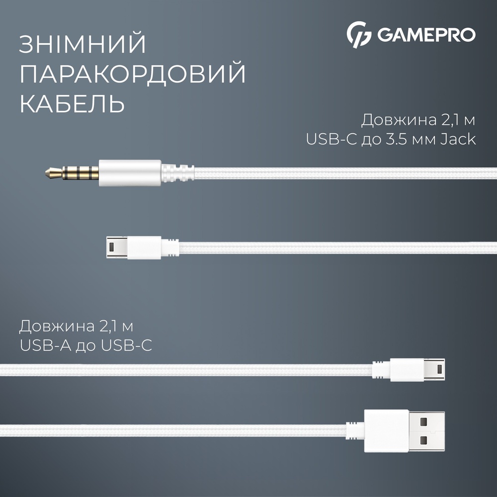 Гарнитура GAMEPRO Asgard Freya (HS145W) Крепление дуга (над головой)