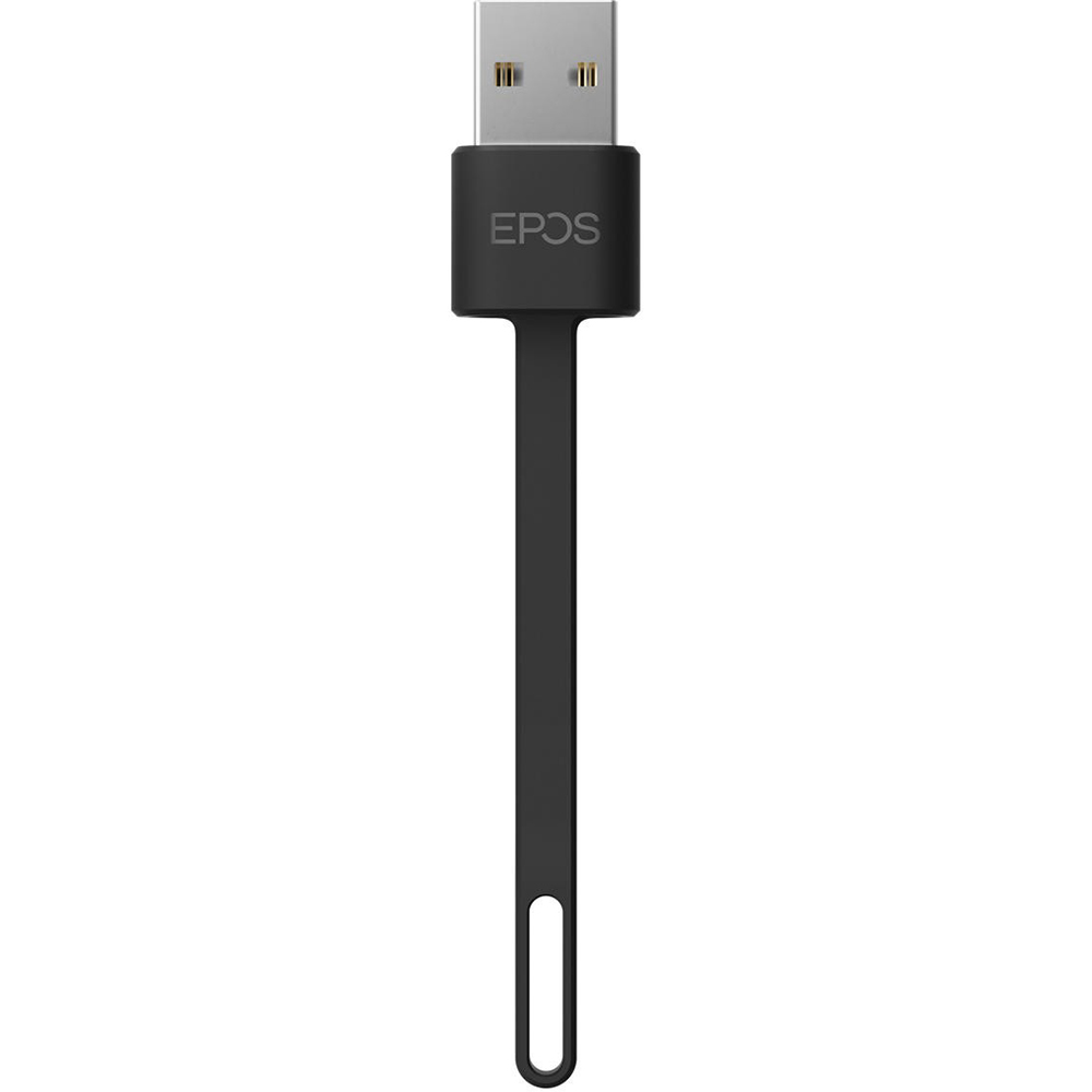 Гарнитура EPOS Impact 100 MS Stereo USB-C+A Black (1001421) Крепление дуга (над головой)