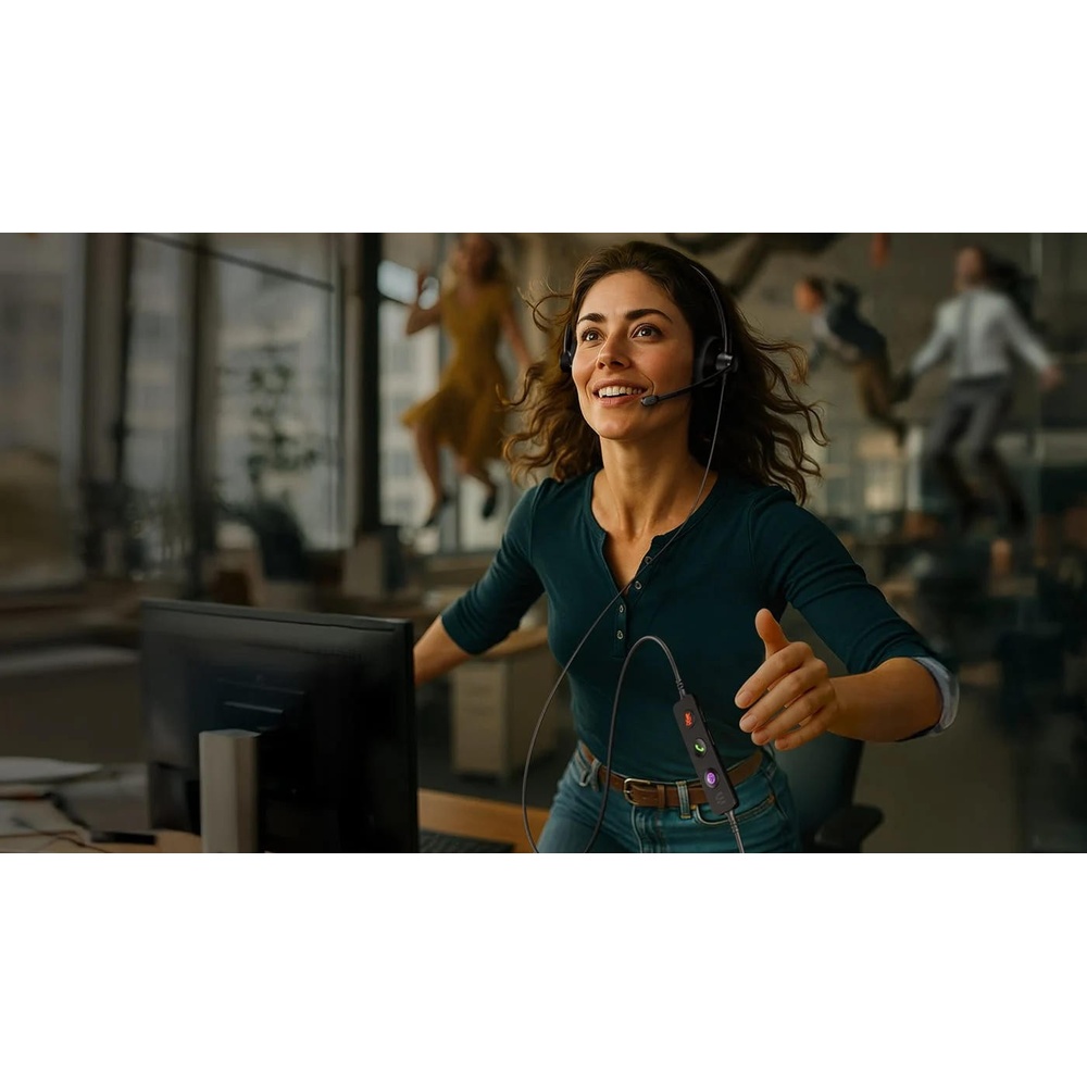 Фото Гарнитура EPOS Impact 100 MS Stereo USB-C+A Black (1001421)