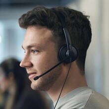 Гарнитура EPOS Impact 100 MS Mono USB-C+A Black (1001419)