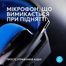 Гарнітура LOGITECH G535 LIGHTSPEED Console Black (939-002219)