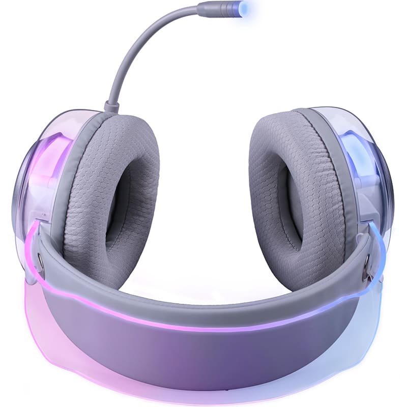 Гарнітура DEFENDER Glitch White (62490) Кріплення дуга (над головою)