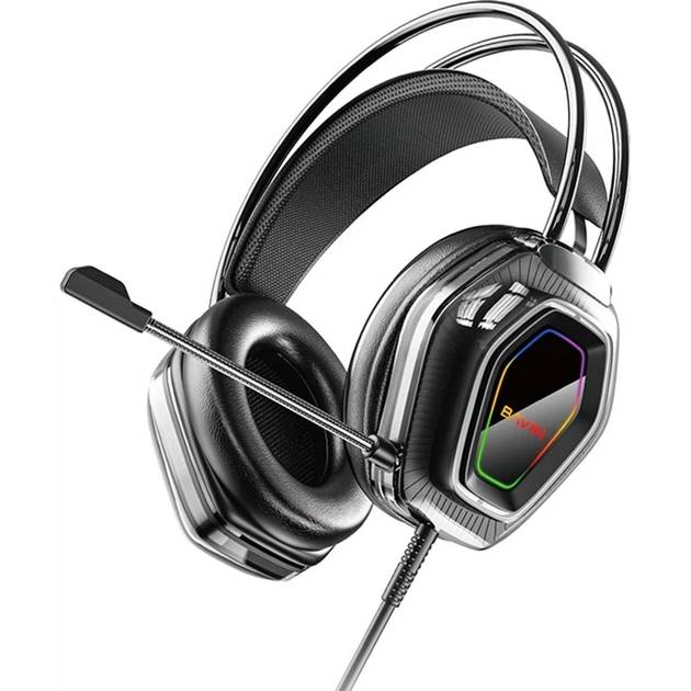 Гарнитура BAVIN BH-62 GAMING Hi-Res RGB LIGHT Black (HB-BH-62-BK)