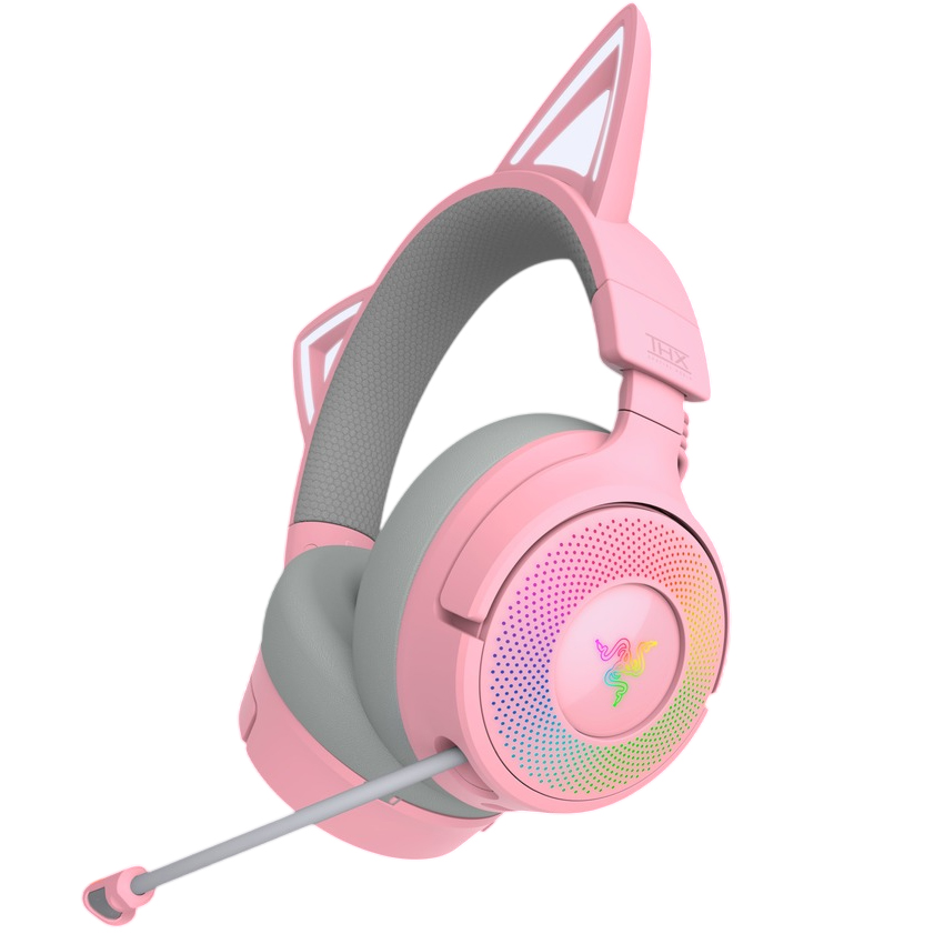 Гарнітура Razer Kraken Kitty V3 PRO Quartz (RZ04-05170200-R3M1) Конструкція повнорозмірні (повний обхват вуха)
