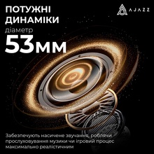Гарнитура AJAZZ AHM08 MAX 3-Mode Black (AHM08-MAX-BGY)