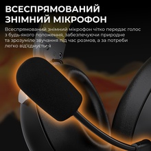 Гарнитура AJAZZ AHM08 MAX 3-Mode Black (AHM08-MAX-BGY)