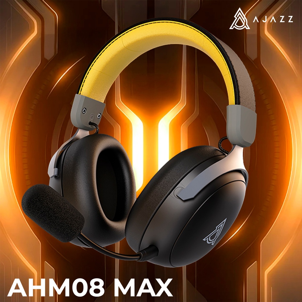 Внешний вид Гарнитура AJAZZ AHM08 MAX 3-Mode Black (AHM08-MAX-BGY)