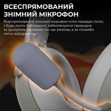 Гарнитура AJAZZ AHM08 MAX 3-Mode Grey (AHM08-MAX-GW)