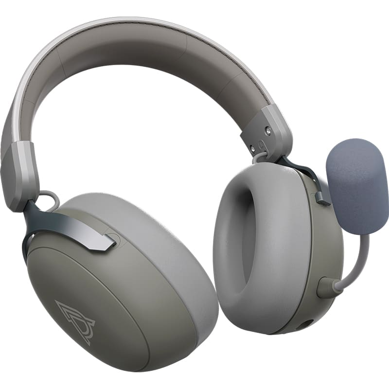 Гарнитура AJAZZ AHM08 MAX 3-Mode Grey (AHM08-MAX-GW) Крепление дуга (над головой)