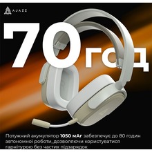 Гарнітура AJAZZ AHM09 MAX 3-Mode Grey (AHM09-MAX-GW)