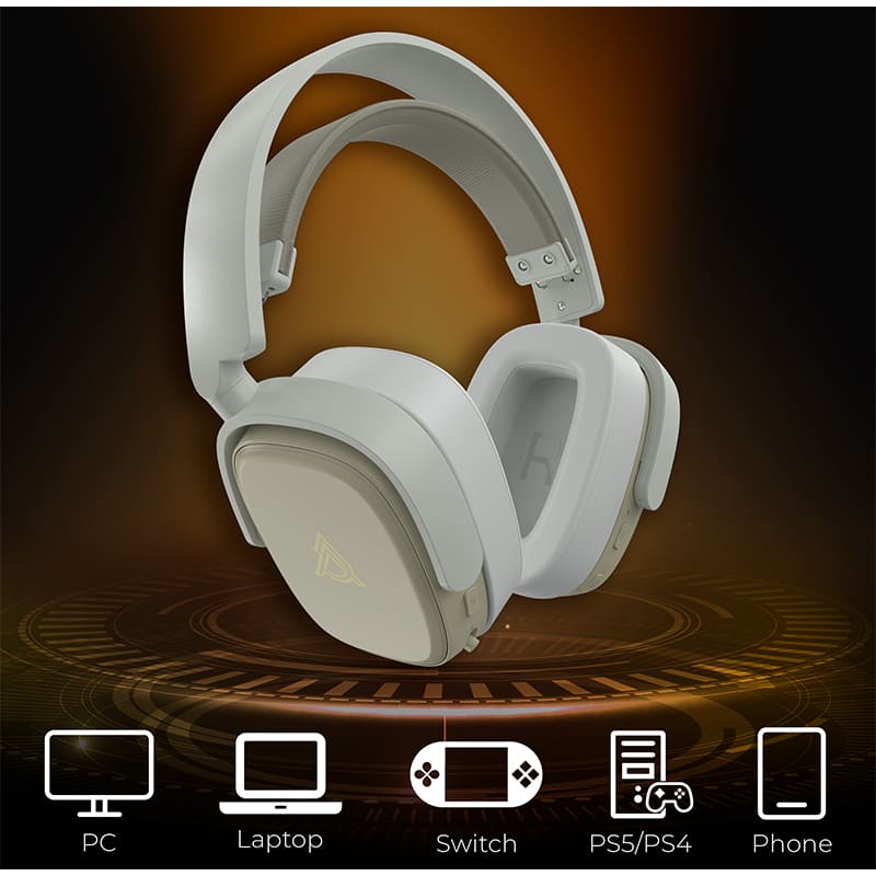 Фото 15 Гарнітура AJAZZ AHM09 MAX 3-Mode Grey (AHM09-MAX-GW)