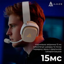 Гарнітура AJAZZ AHM09 MAX 3-Mode Grey (AHM09-MAX-GW)
