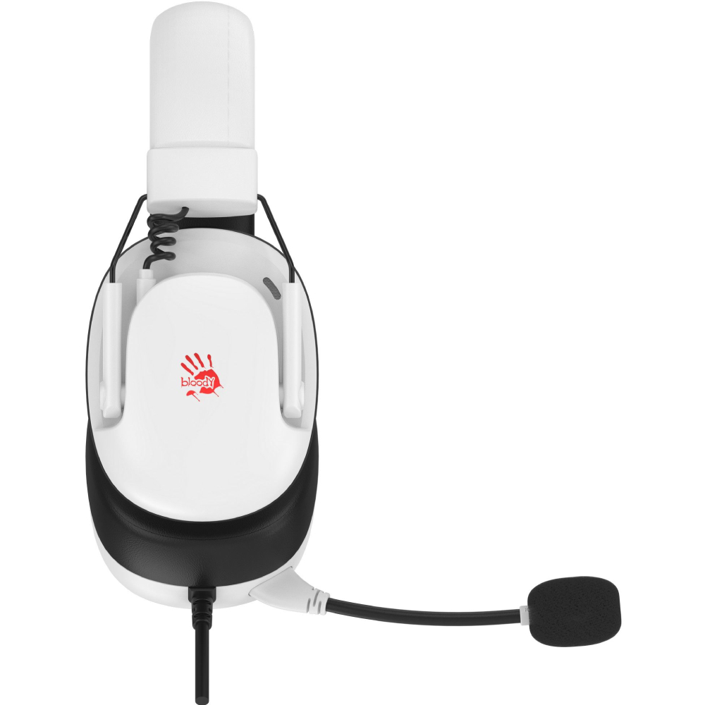 Гарнітура BLOODY G585 White Конструкція повнорозмірні (повний обхват вуха)