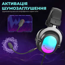 Гарнітура FIFINE H16 7.1 RGB Black