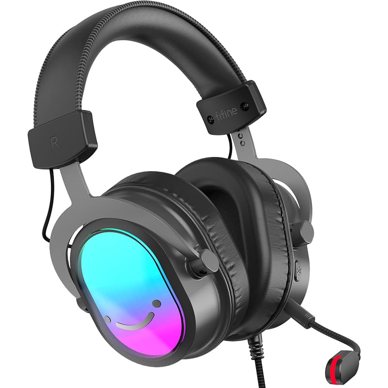 Гарнітура FIFINE H16 7.1 RGB Black Клас геймерська