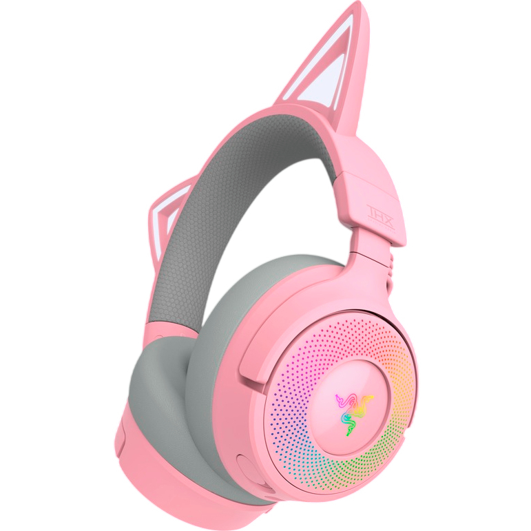 Внешний вид Гарнитура RAZER Kraken Kitty V3 PRO Quartz (RZ04-05170200-R3M1)