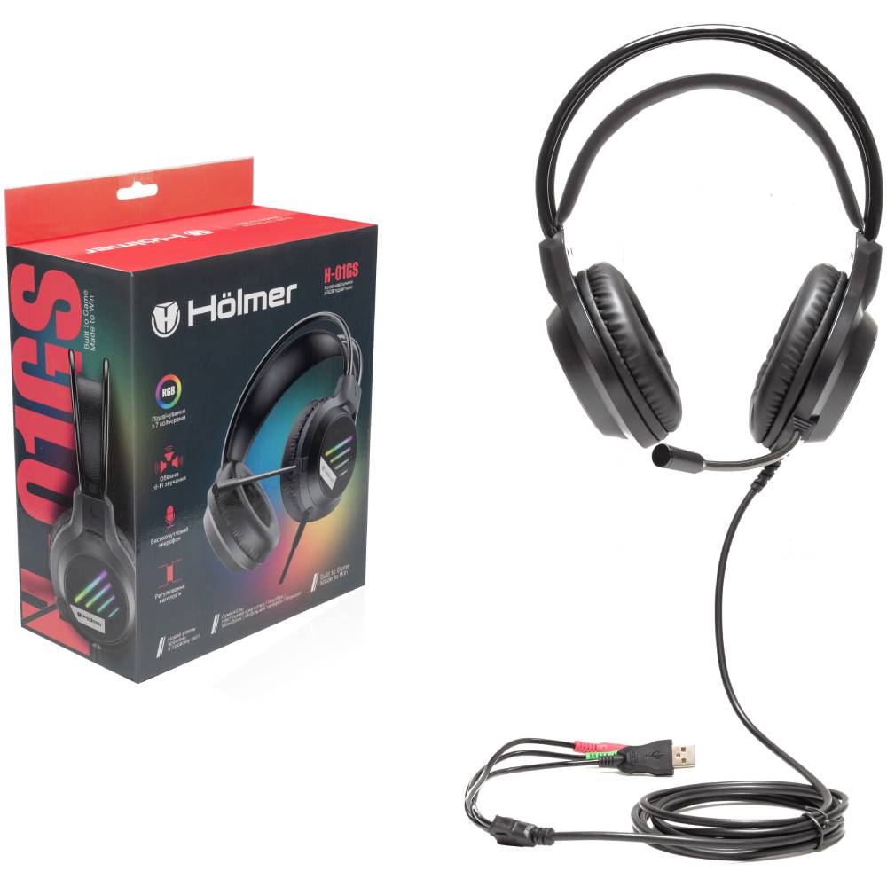 Фото 18 Гарнітура HOLMER H-01GS Black