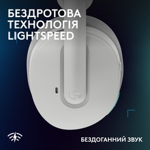Гарнітура LOGITECH G325 LIGHTSPEED Wireless Gaming Headset White (981-001531)