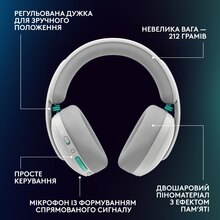 Гарнітура LOGITECH G325 LIGHTSPEED Wireless Gaming Headset White (981-001531)