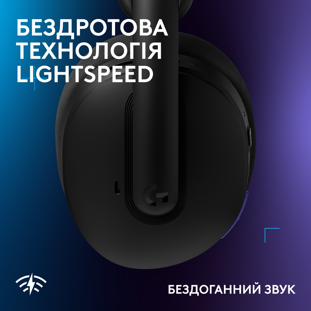 Внешний вид Гарнитура LOGITECH G325 LIGHTSPEED Wireless Gaming Headset Black (981-001524)