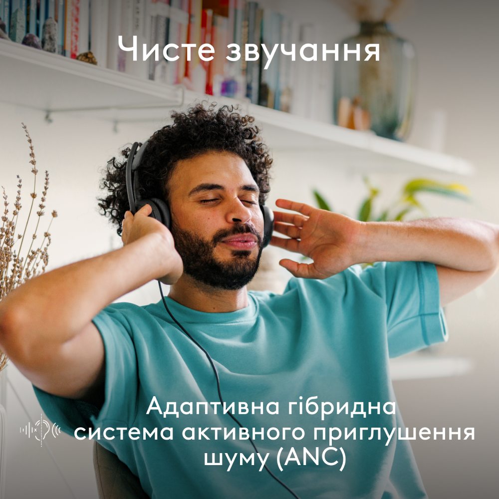 Фото Гарнитура LOGITECH ZONE Wired 2 Graphite (981-001619)