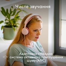 Гарнітура LOGITECH ZONE Wired 2 Rose (981-001620)