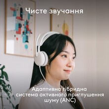 Гарнитура LOGITECH ZONE Wired 2 White (981-001621)