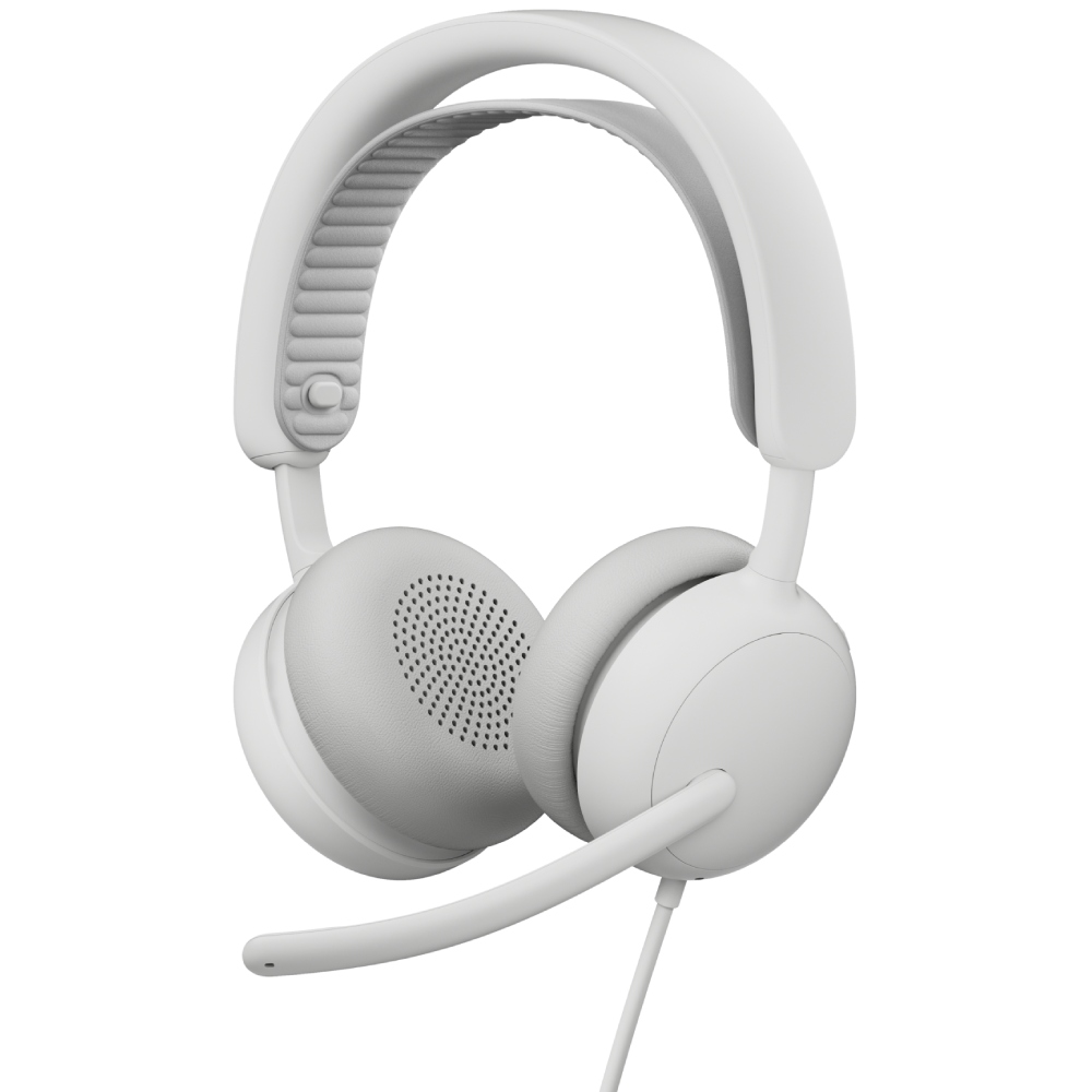 Гарнитура LOGITECH ZONE Wired 2 White (981-001621)