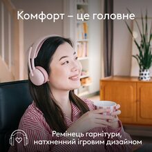 Гарнитура LOGITECH ZONE Wireless 2 ES Headset BT Rose (981-001510)