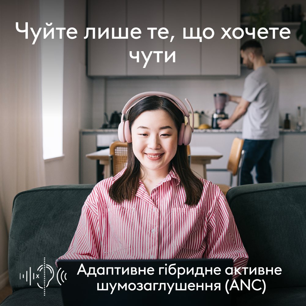 Покупка Гарнитура LOGITECH ZONE Wireless 2 ES Headset BT Rose (981-001510)