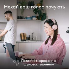 Гарнитура LOGITECH ZONE Wireless 2 ES Headset BT Rose (981-001510)