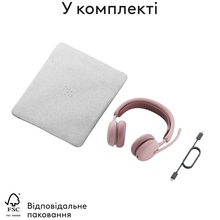 Гарнитура LOGITECH ZONE Wireless 2 ES Headset BT Rose (981-001510)