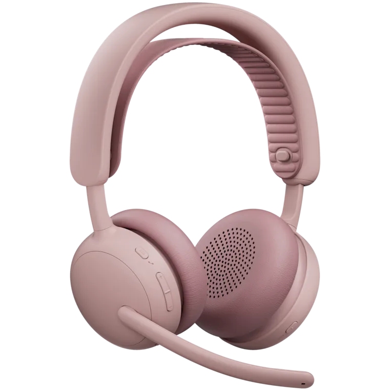 Гарнитура LOGITECH ZONE Wireless 2 ES Headset BT Rose (981-001510) Дополнительно Дальность беспроводной связи: до 50 м; Активное шумоподавление