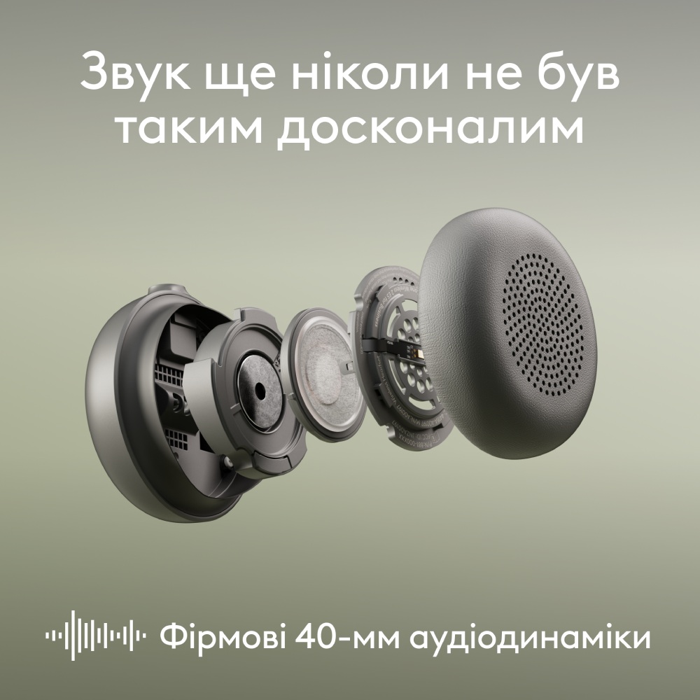 Замовити Гарнітура LOGITECH ZONE Wireless 2 ES Headset BT Graphite (981-001503)