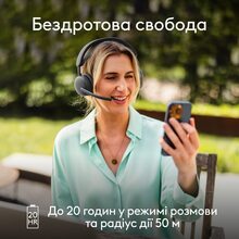 Гарнітура LOGITECH ZONE Wireless 2 ES Headset BT Graphite (981-001503)
