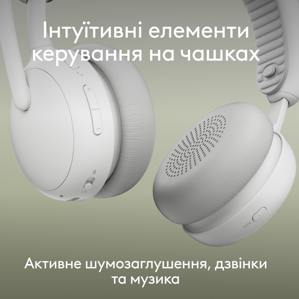 В Україні Гарнітура LOGITECH ZONE Wireless 2 ES Headset BT White (981-001508)