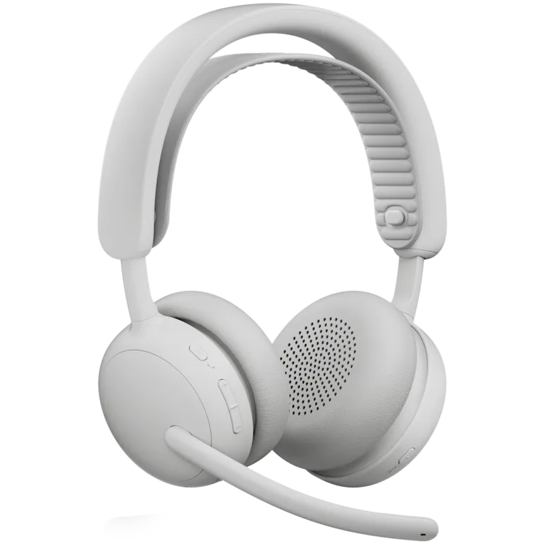 Гарнітура LOGITECH ZONE Wireless 2 ES Headset BT White (981-001508) Додатково Дальність бездротового зв'язку: 50 м; Активне шумозаглушення