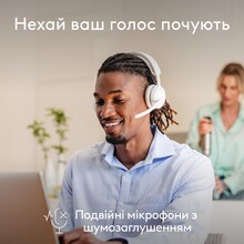 Гарнітура LOGITECH ZONE Wireless 2 ES Headset BT White (981-001508)