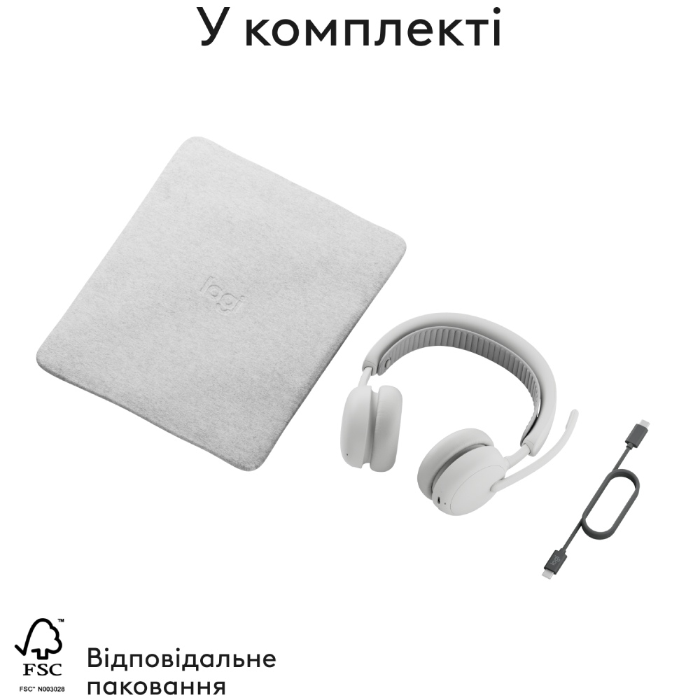 Огляд Гарнітура LOGITECH ZONE Wireless 2 ES Headset BT White (981-001508)