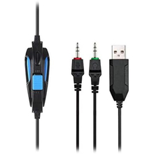 Гарнітура SADES SA-702 Element Black/Blue (sa702bl)