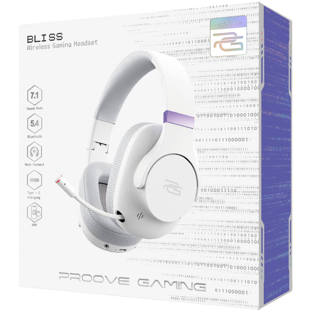 В Україні Гарнітура PROOVE GAMING Bliss APP White (GHBLPP010002)