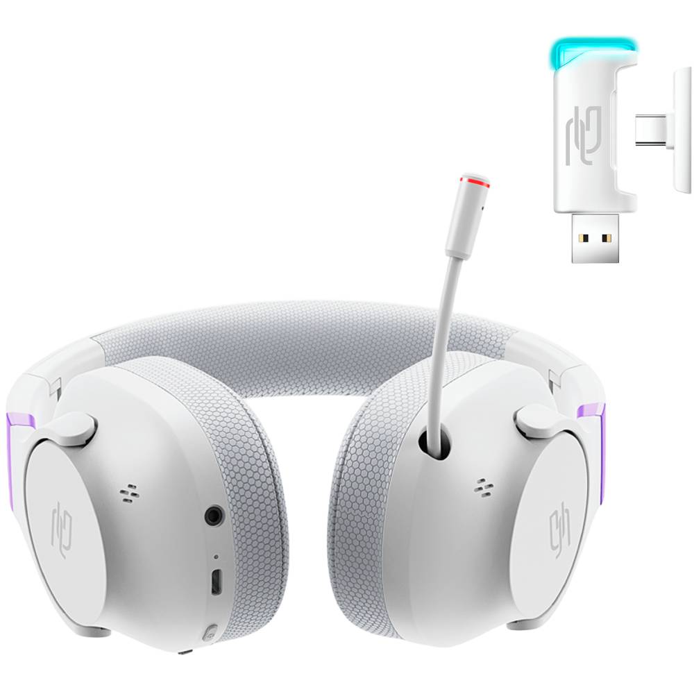 Гарнітура PROOVE GAMING Bliss Pro APP White (GHBLPPP10002) Конструкція повнорозмірні (повний обхват вуха)