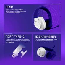 Гарнітура PROOVE GAMING Bliss Pro APP White (GHBLPPP10002)