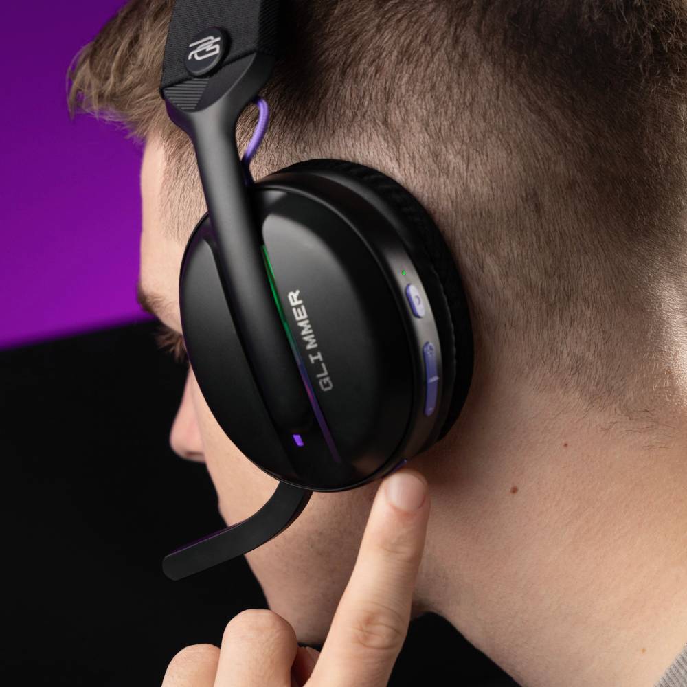 У Фокстрот Гарнітура PROOVE GAMING Glimmer APP Black/Purple (WHGL00022016)