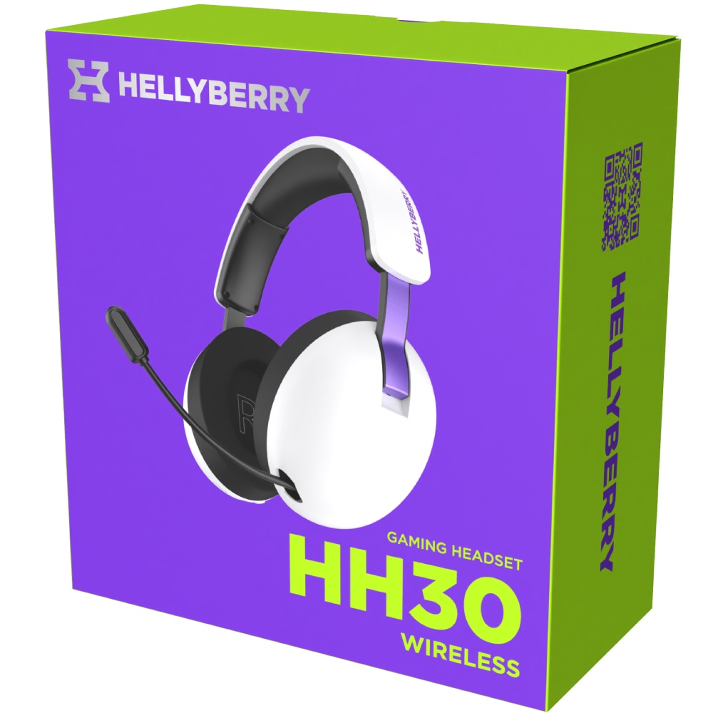 Фото 15 Гарнитура HATOR Hellyberry HH30 White-Violet (HH30_wireless_WV)