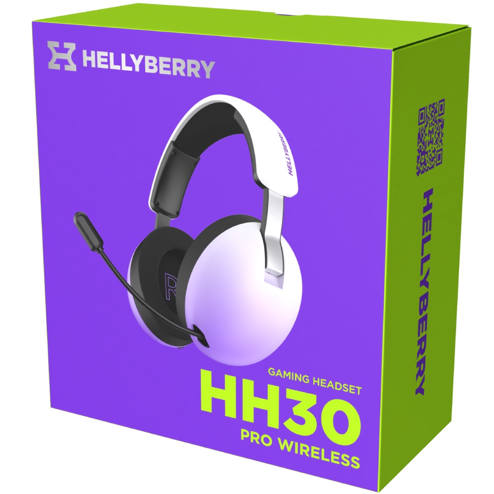 Покупка Гарнітура HATOR Hellyberry HH30 PRO White-Violet gradient (HH30_PRO_wireless_WV)