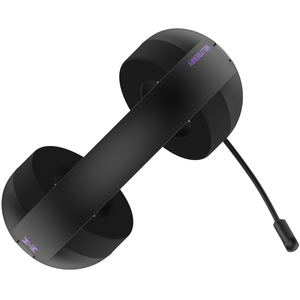 Фото Гарнітура HATOR Hellyberry HH30 PRO Black-Violet gradient (HH30_PRO_wireless_BV)