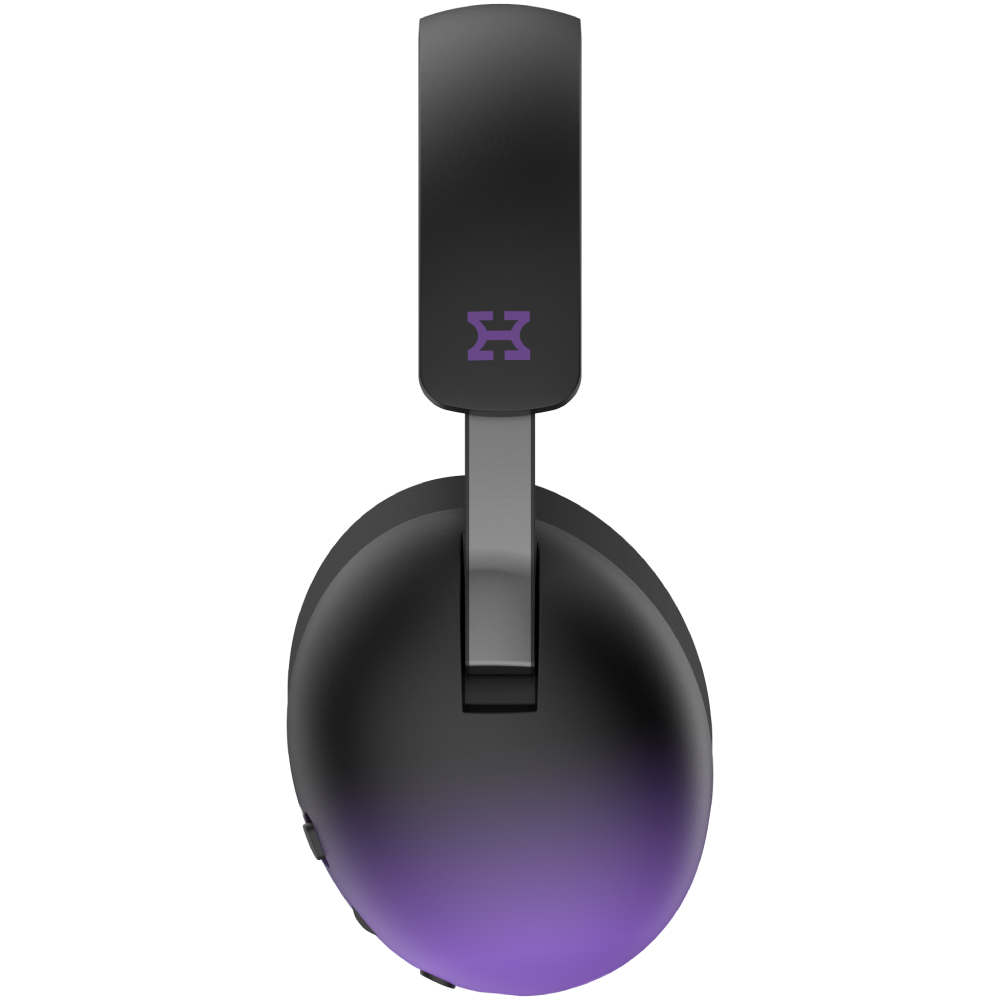 Гарнітура HATOR Hellyberry HH30 PRO Black-Violet gradient (HH30_PRO_wireless_BV) Кріплення дуга (над головою)