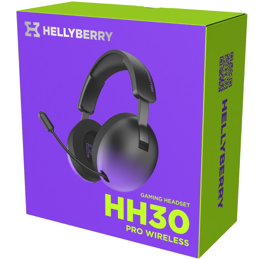 Покупка Гарнітура HATOR Hellyberry HH30 PRO Black-Violet gradient (HH30_PRO_wireless_BV)