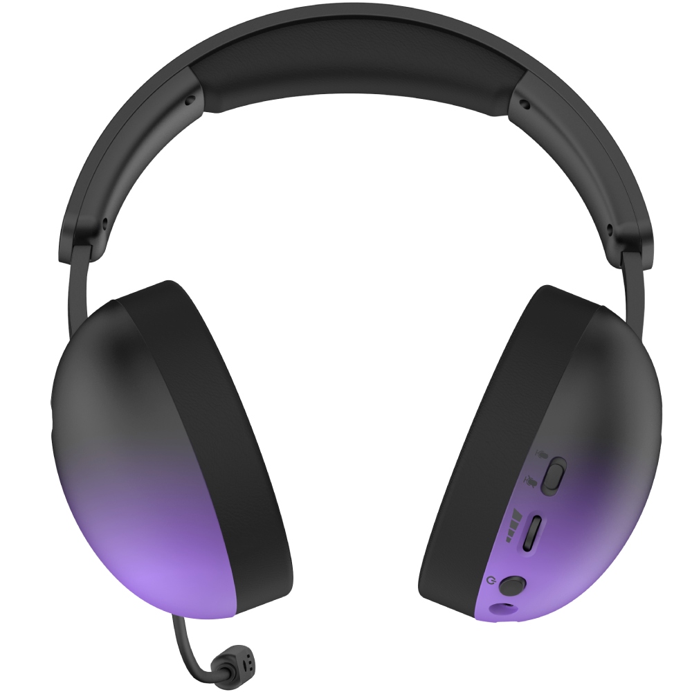 Гарнітура HATOR Hellyberry HH30 PRO Black-Violet gradient (HH30_PRO_wireless_BV) Конструкція повнорозмірні (повний обхват вуха)
